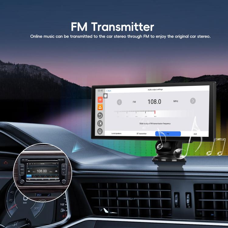 7 inch Android 15 2G+32G Car Reversing Display Monitor Screen Without Rear View Camera WiFi Version(Black) - Car Monitor by buy2fix | Online Shopping UK | buy2fix