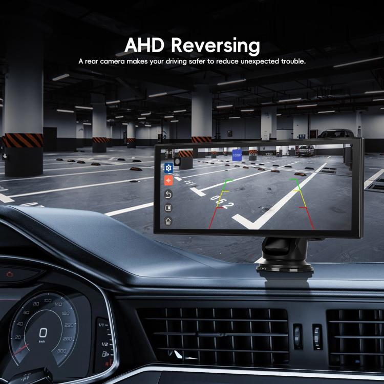 10.25 inch Android 15 2G+32G Car Reversing Display Monitor Screen Without Rear View Camera WiFi Version(Black) - Car Monitor by buy2fix | Online Shopping UK | buy2fix