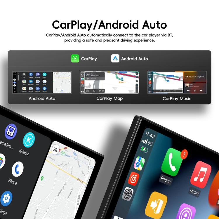 10.1 inch Android 15 2G+32G Car Reversing Display Monitor Screen Without Rear View Camera WiFi Version(Black) - Car Monitor by buy2fix | Online Shopping UK | buy2fix