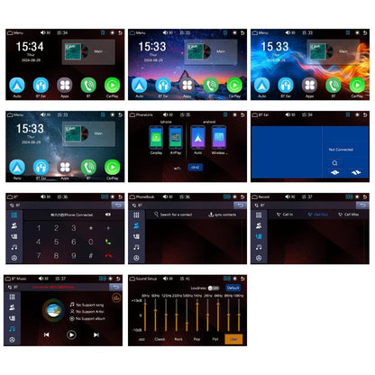 Motorcycle Wireless CarPlay and Android Auto 5 inch HD Screen Waterproof Navigator(Black) - Electrical Instruments by buy2fix | Online Shopping UK | buy2fix