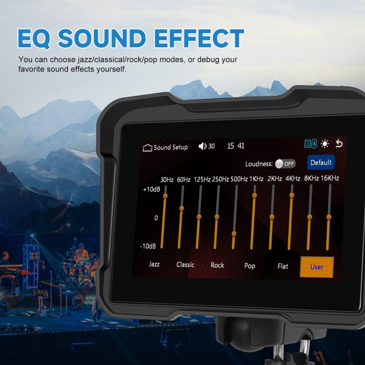 Motorcycle Wireless CarPlay and Android Auto 5 inch HD Screen Waterproof Navigator(Black) - Electrical Instruments by buy2fix | Online Shopping UK | buy2fix