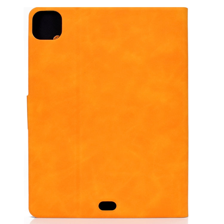 For iPad Air 2020 10.9 Cowhide Texture Horizontal Flip Leather Case with Holder & Card Slots & Sleep / Wake-up(Khaki) - iPad Air (2022) / (2020) 10.9 Cases by buy2fix | Online Shopping UK | buy2fix