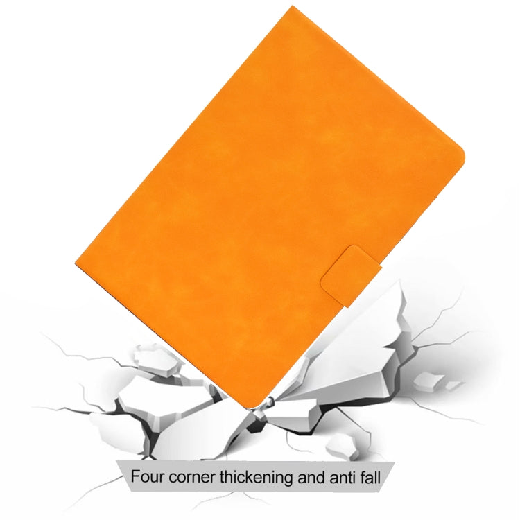 For iPad Air 2020 10.9 Cowhide Texture Horizontal Flip Leather Case with Holder & Card Slots & Sleep / Wake-up(Khaki) - iPad Air (2022) / (2020) 10.9 Cases by buy2fix | Online Shopping UK | buy2fix