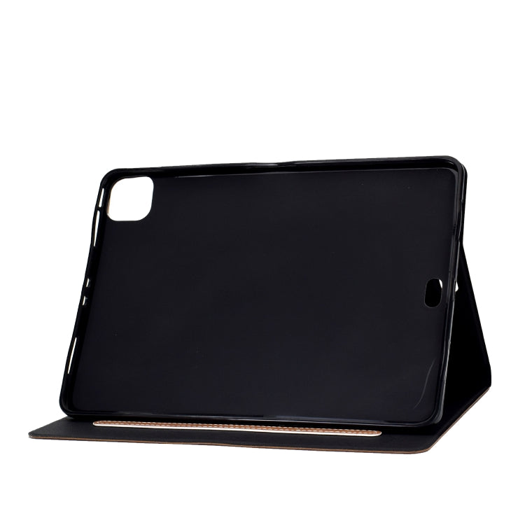 For iPad Air 2020 10.9 Cowhide Texture Horizontal Flip Leather Case with Holder & Card Slots & Sleep / Wake-up(Brown) - iPad Air (2022) / (2020) 10.9 Cases by buy2fix | Online Shopping UK | buy2fix