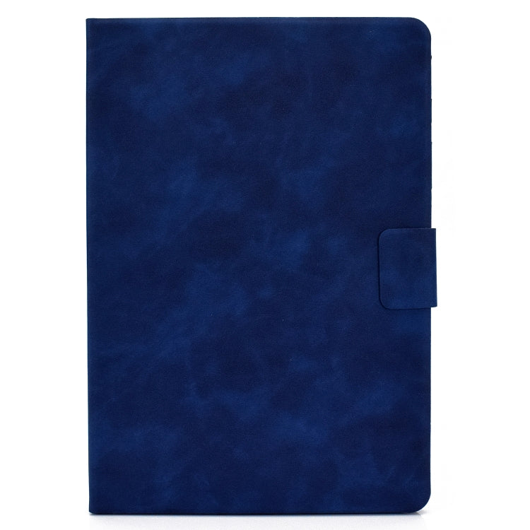 For iPad Air 2020 10.9 Cowhide Texture Horizontal Flip Leather Case with Holder & Card Slots & Sleep / Wake-up(Blue) - iPad Air (2022) / (2020) 10.9 Cases by buy2fix | Online Shopping UK | buy2fix