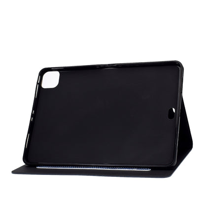 For iPad Air 2020 10.9 Cowhide Texture Horizontal Flip Leather Case with Holder & Card Slots & Sleep / Wake-up(Blue) - iPad Air (2022) / (2020) 10.9 Cases by buy2fix | Online Shopping UK | buy2fix