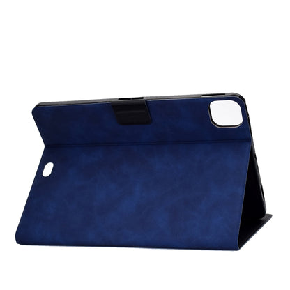 For iPad Air 2020 10.9 Cowhide Texture Horizontal Flip Leather Case with Holder & Card Slots & Sleep / Wake-up(Blue) - iPad Air (2022) / (2020) 10.9 Cases by buy2fix | Online Shopping UK | buy2fix