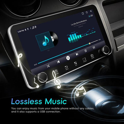 10.36 inch Screen Android 15 Car CarPlay Navigation Integrated Machine with Dual Knob, Specification:Standard+AHD+Microphone - Car MP3 & MP4 & MP5 by buy2fix | Online Shopping UK | buy2fix