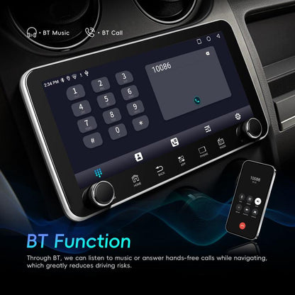10.36 inch Screen Android 15 Car CarPlay Navigation Integrated Machine with Dual Knob, Specification:Standard - Car MP3 & MP4 & MP5 by buy2fix | Online Shopping UK | buy2fix