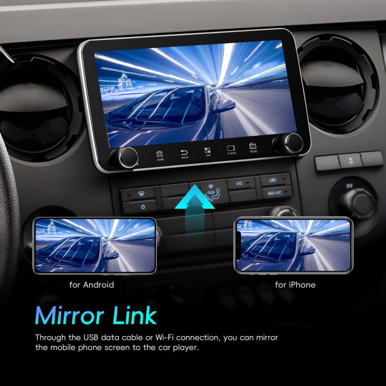 10.36 inch Screen Android 15 Car CarPlay Navigation Integrated Machine with Dual Knob, Specification:Standard - Car MP3 & MP4 & MP5 by buy2fix | Online Shopping UK | buy2fix