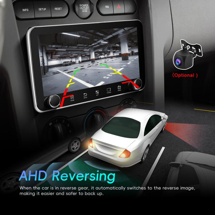 10.36 inch Screen Android 15 Car CarPlay Navigation Integrated Machine with Dual Knob, Specification:Standard+AHD+Microphone - Car MP3 & MP4 & MP5 by buy2fix | Online Shopping UK | buy2fix