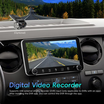 10.36 inch Screen Android 15 Car CarPlay Navigation Integrated Machine with Dual Knob, Specification:Standard+AHD+Microphone - Car MP3 & MP4 & MP5 by buy2fix | Online Shopping UK | buy2fix