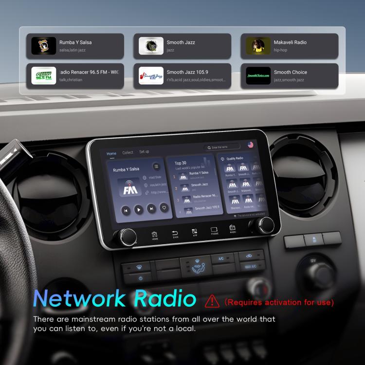 10.36 inch Screen Android 15 Car CarPlay Navigation Integrated Machine with Dual Knob, Specification:Standard+AHD+Microphone - Car MP3 & MP4 & MP5 by buy2fix | Online Shopping UK | buy2fix