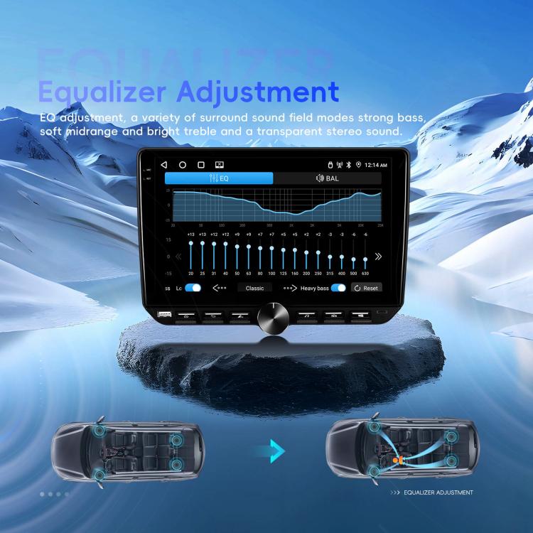 10 inch Screen Android 15 Car Navigation Audio Video Integrated Machine, Specification:Standard+AHD+Microphone - Car MP3 & MP4 & MP5 by buy2fix | Online Shopping UK | buy2fix