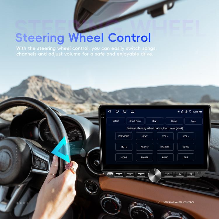 10 inch Screen Android 15 Car Navigation Audio Video Integrated Machine, Specification:Standard+AHD+Microphone - Car MP3 & MP4 & MP5 by buy2fix | Online Shopping UK | buy2fix