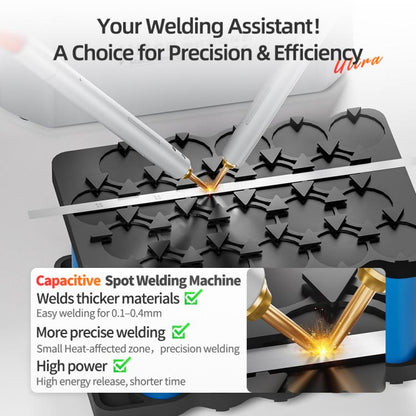 Qianli Macaron Ultra Capacitive Battery Spot Welding Machine for 0.1-0.4mm Thick Nickel Sheet, Plug:EU Plug - Others by QIANLI | Online Shopping UK | buy2fix