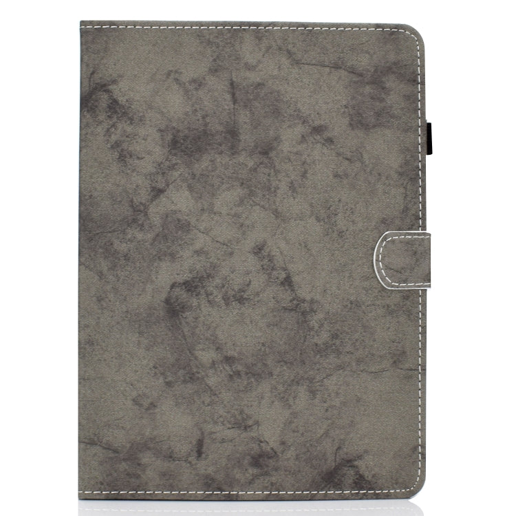 For iPad Air 2020 10.9 Marble Style Cloth Texture Leather Case with Bracket & Card Slot & Pen Slot & Anti Skid Strip(Grey) - iPad Air (2022) / (2020) 10.9 Cases by buy2fix | Online Shopping UK | buy2fix