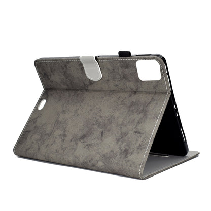 For iPad Air 2020 10.9 Marble Style Cloth Texture Leather Case with Bracket & Card Slot & Pen Slot & Anti Skid Strip(Grey) - iPad Air (2022) / (2020) 10.9 Cases by buy2fix | Online Shopping UK | buy2fix
