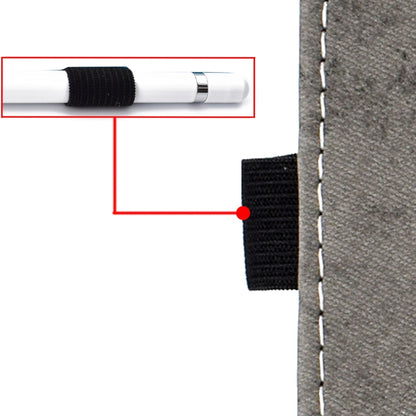 For iPad Air 2020 10.9 Marble Style Cloth Texture Leather Case with Bracket & Card Slot & Pen Slot & Anti Skid Strip(Grey) - iPad Air (2022) / (2020) 10.9 Cases by buy2fix | Online Shopping UK | buy2fix