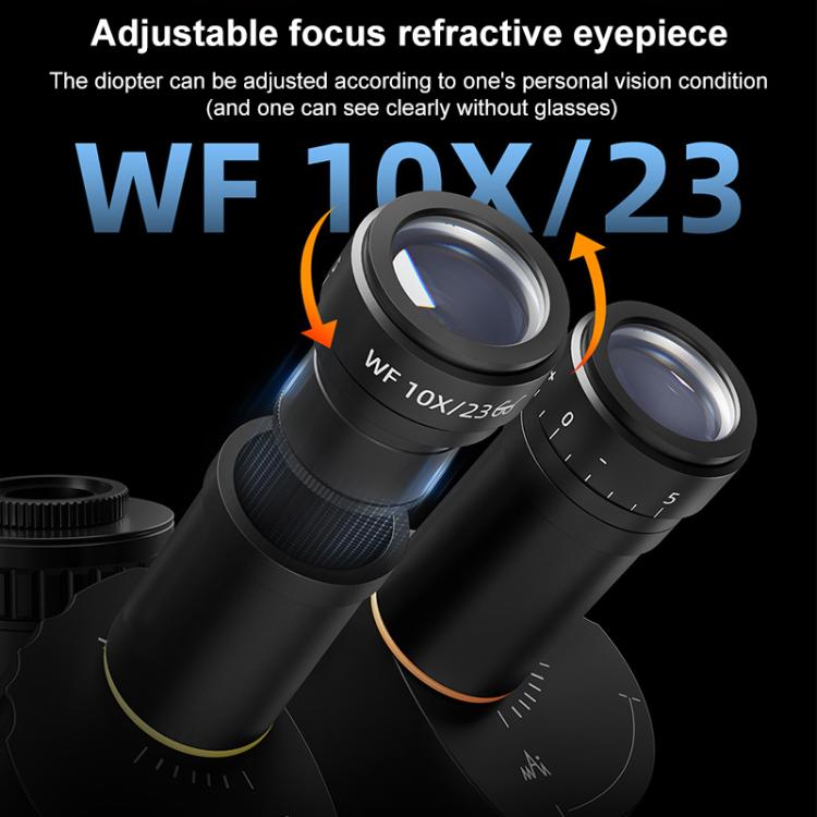 QianLi 6558 6.5X-58X Gorilla Trinocular Microscope, Plug:US Plug - Microscope Magnifier Series by QIANLI | Online Shopping UK | buy2fix