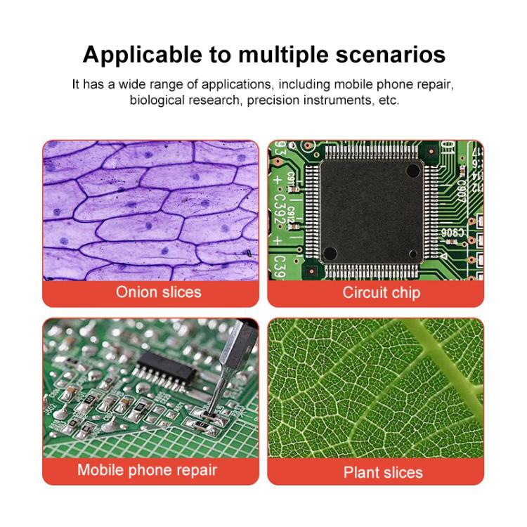 YCS 1S Max Large Base 7-45X Trinocular Microscope - Microscope Magnifier Series by buy2fix | Online Shopping UK | buy2fix