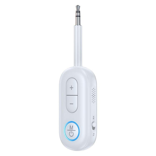 BT-13 2 in 1 Car Wireless Audio Adapter 3.5mm Audio Receiver Transmitter(White)