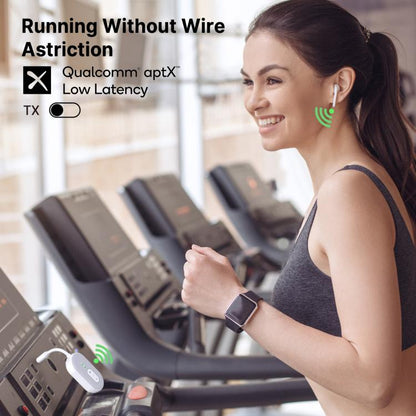 BT-20 2 in 1 Car Wireless Audio Adapter 3.5mm Audio Receiver Transmitter(White) - Audio Receiver Transmitter by buy2fix | Online Shopping UK | buy2fix