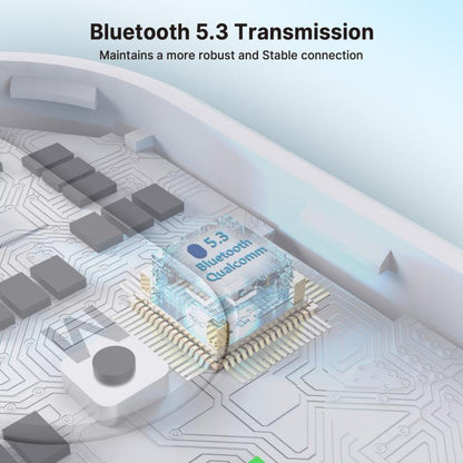 BT-20 2 in 1 Car Wireless Audio Adapter 3.5mm Audio Receiver Transmitter(White) - Audio Receiver Transmitter by buy2fix | Online Shopping UK | buy2fix
