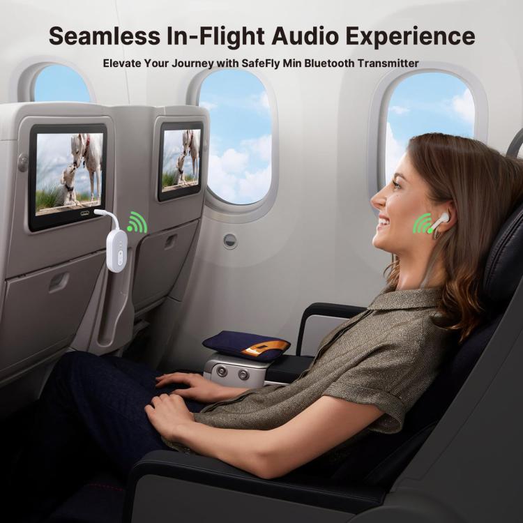 BT-20 2 in 1 Car Wireless Audio Adapter 3.5mm Audio Receiver Transmitter(White) - Audio Receiver Transmitter by buy2fix | Online Shopping UK | buy2fix