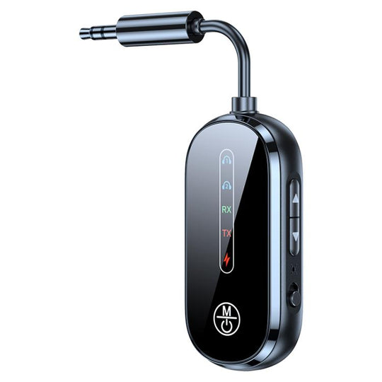 C83 Pro 2 in 1 Car Wireless Audio Adapter 3.5mm Audio Receiver Transmitter(Black)