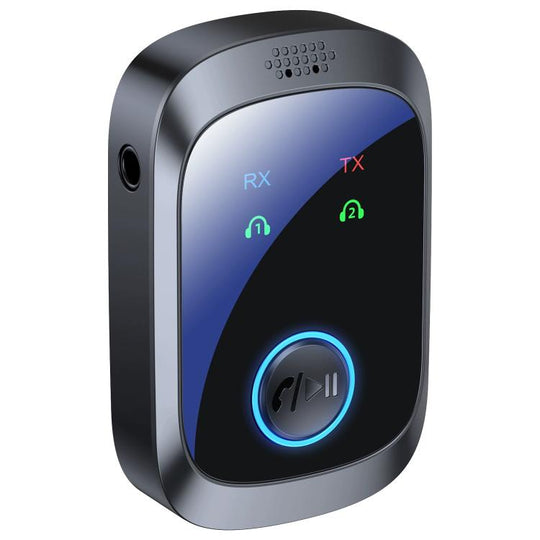 C86S Pro 2 in 1 Car Wireless Audio Adapter 3.5mm Audio Receiver Transmitter(Black)