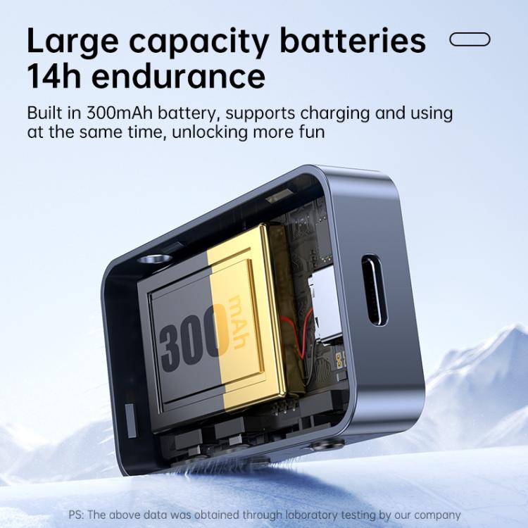 JS2 2 in 1 Car Wireless Audio Adapter 3.5mm Audio Receiver Transmitter(Black) - Audio Receiver Transmitter by buy2fix | Online Shopping UK | buy2fix