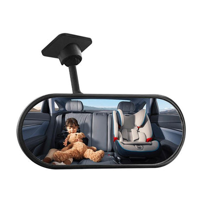Car Adhesive Type Wide-angle Rearview Auxiliary Mirror(Black) - Convex Mirror & Accessories by buy2fix | Online Shopping UK | buy2fix