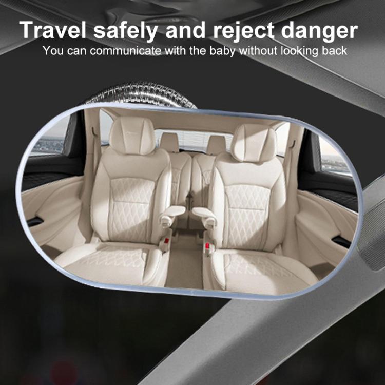 Car Suction Cup Type Wide-angle Rearview Auxiliary Mirror(Black) - Convex Mirror & Accessories by buy2fix | Online Shopping UK | buy2fix