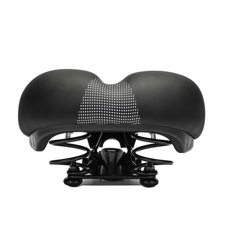 Mountain Bike Shock-absorbing Spring Seat Saddle(Black) - Bicycle Saddle by buy2fix | Online Shopping UK | buy2fix