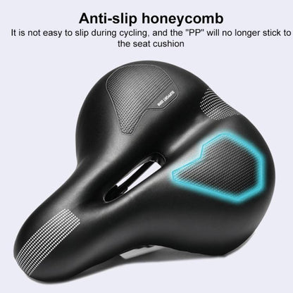 Mountain Bike Shock-absorbing Spring Seat Saddle(Black) - Bicycle Saddle by buy2fix | Online Shopping UK | buy2fix
