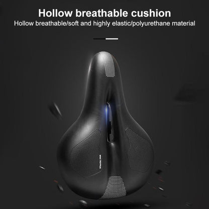 Mountain Bike Shock-absorbing Spring Seat Saddle(Black) - Bicycle Saddle by buy2fix | Online Shopping UK | buy2fix