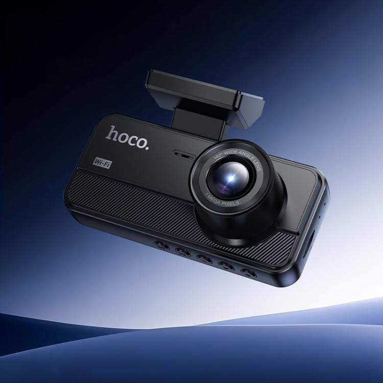 hoco DV15 2 inch Screen Display Three-way Driving Recorder(Black) - Car DVRs by hoco | Online Shopping UK | buy2fix