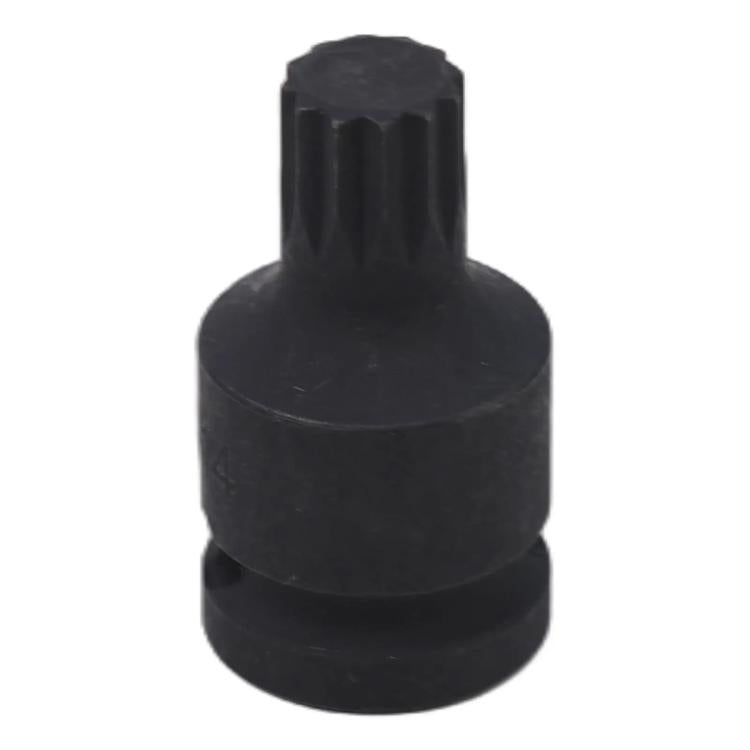Brake Pad Screw Disassembly Tool Screw Removal Sleeve 14mm Triple Square XZN Socket for Volkswagen / Audi(Black) - Hand Tool Sets by buy2fix | Online Shopping UK | buy2fix