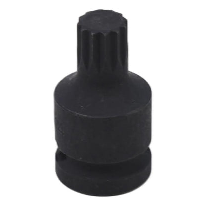 Brake Pad Screw Disassembly Tool Screw Removal Sleeve 14mm Triple Square XZN Socket for Volkswagen / Audi(Black) - Hand Tool Sets by buy2fix | Online Shopping UK | buy2fix