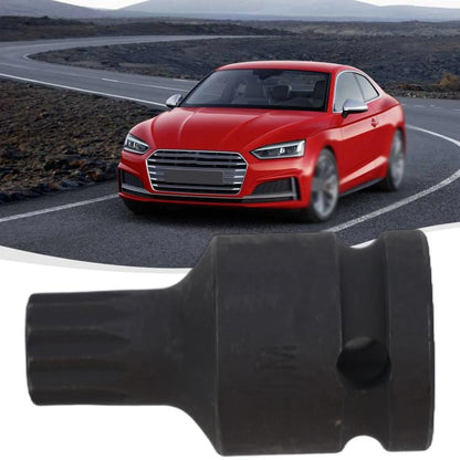 Brake Pad Screw Disassembly Tool Screw Removal Sleeve 14mm Triple Square XZN Socket for Volkswagen / Audi(Black) - Hand Tool Sets by buy2fix | Online Shopping UK | buy2fix