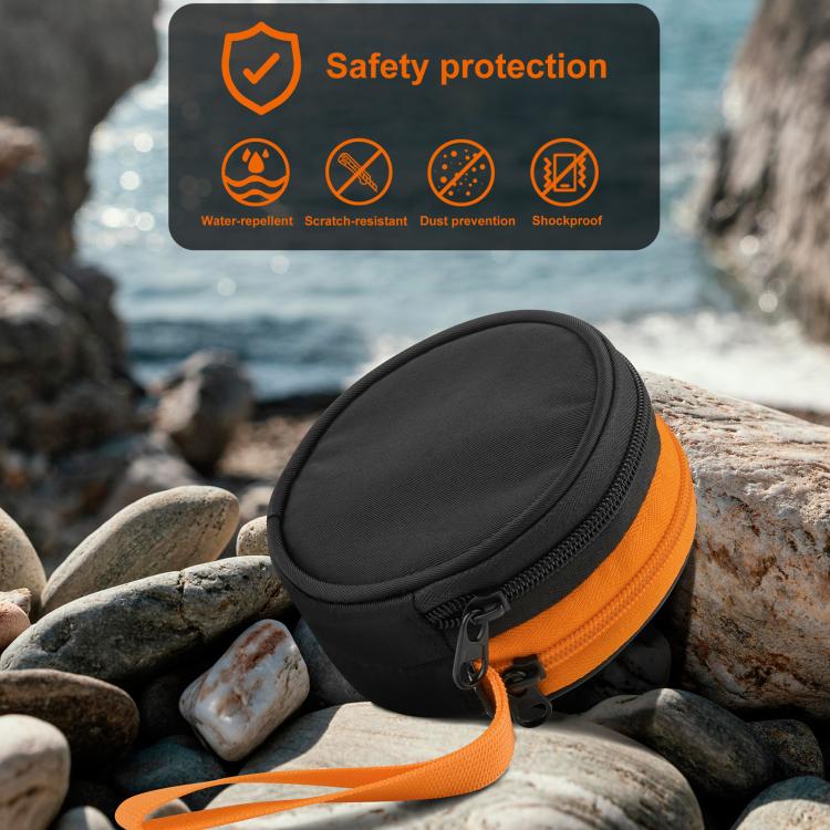 For Solis Lite Mobile WiFi Router Portable Storage Bag Nylon Accessory Bag(Orange Black) - Wireless Routers by buy2fix | Online Shopping UK | buy2fix