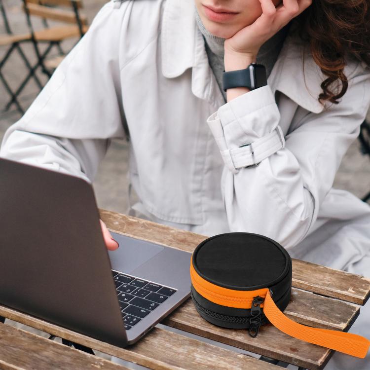 For Solis Lite Mobile WiFi Router Portable Storage Bag Nylon Accessory Bag(Orange Black) - Wireless Routers by buy2fix | Online Shopping UK | buy2fix