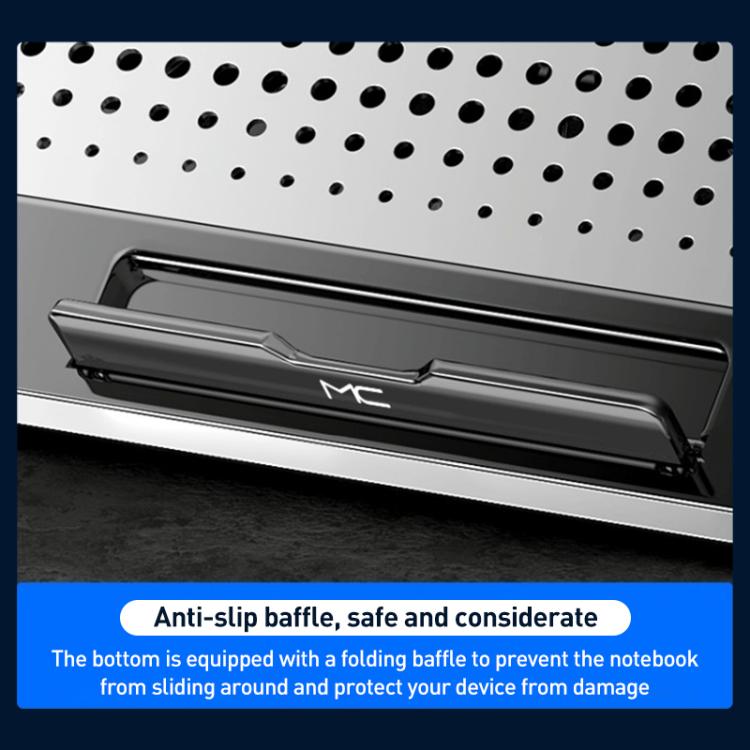 NUOXI Q5A 6-Speed Adjustable 6-Core Large Fan Cooling Pad(Silver) - Cooling Pads by NUOXI | Online Shopping UK | buy2fix