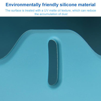 For JBL Charge 6 Silicone Protective Cover Portable Crossbody Speaker Soft Shell Bag(Blue) - Protective Case by buy2fix | Online Shopping UK | buy2fix