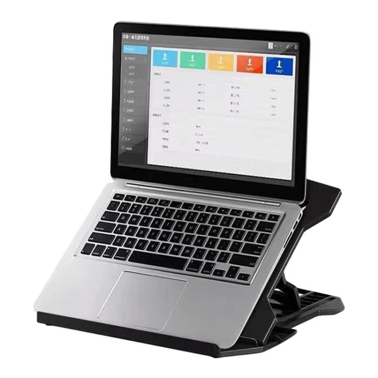NUOXI N2 8-level Adjustable Laptop Holder, without Turntable(Black) - Laptop Stand by NUOXI | Online Shopping UK | buy2fix