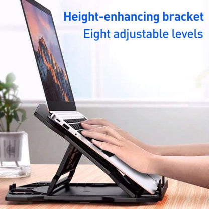 NUOXI N2 8-level Adjustable Laptop Holder, without Turntable(White) - Laptop Stand by NUOXI | Online Shopping UK | buy2fix