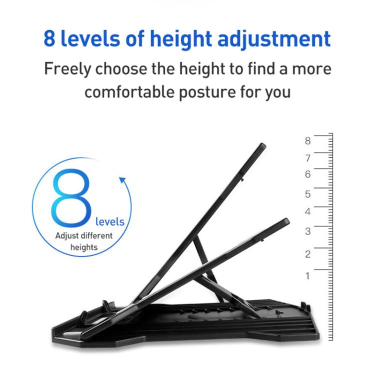 NUOXI N2 8-level Adjustable Laptop Holder, without Turntable(White) - Laptop Stand by NUOXI | Online Shopping UK | buy2fix