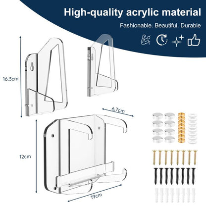 For Starlink Gen 3 Router Acrylic Separable Wall-mounted Bracket(Transparent) - Wireless Routers by buy2fix | Online Shopping UK | buy2fix
