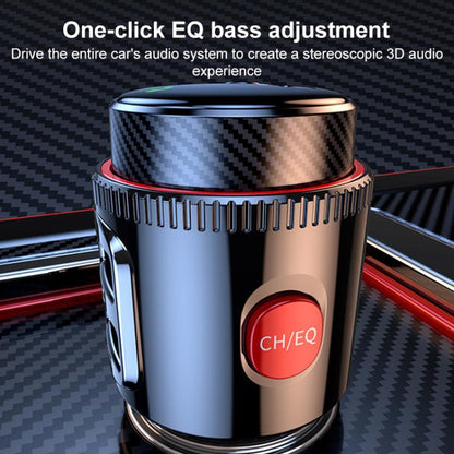 T23 Car FM Transmitter Bluetooth Player Fast Charging(Black) - Bluetooth Car Kits by buy2fix | Online Shopping UK | buy2fix